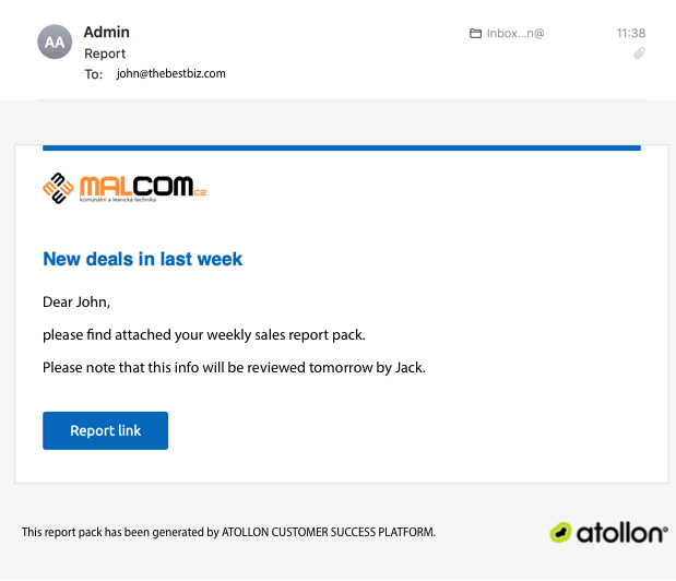 Automatický e-mail